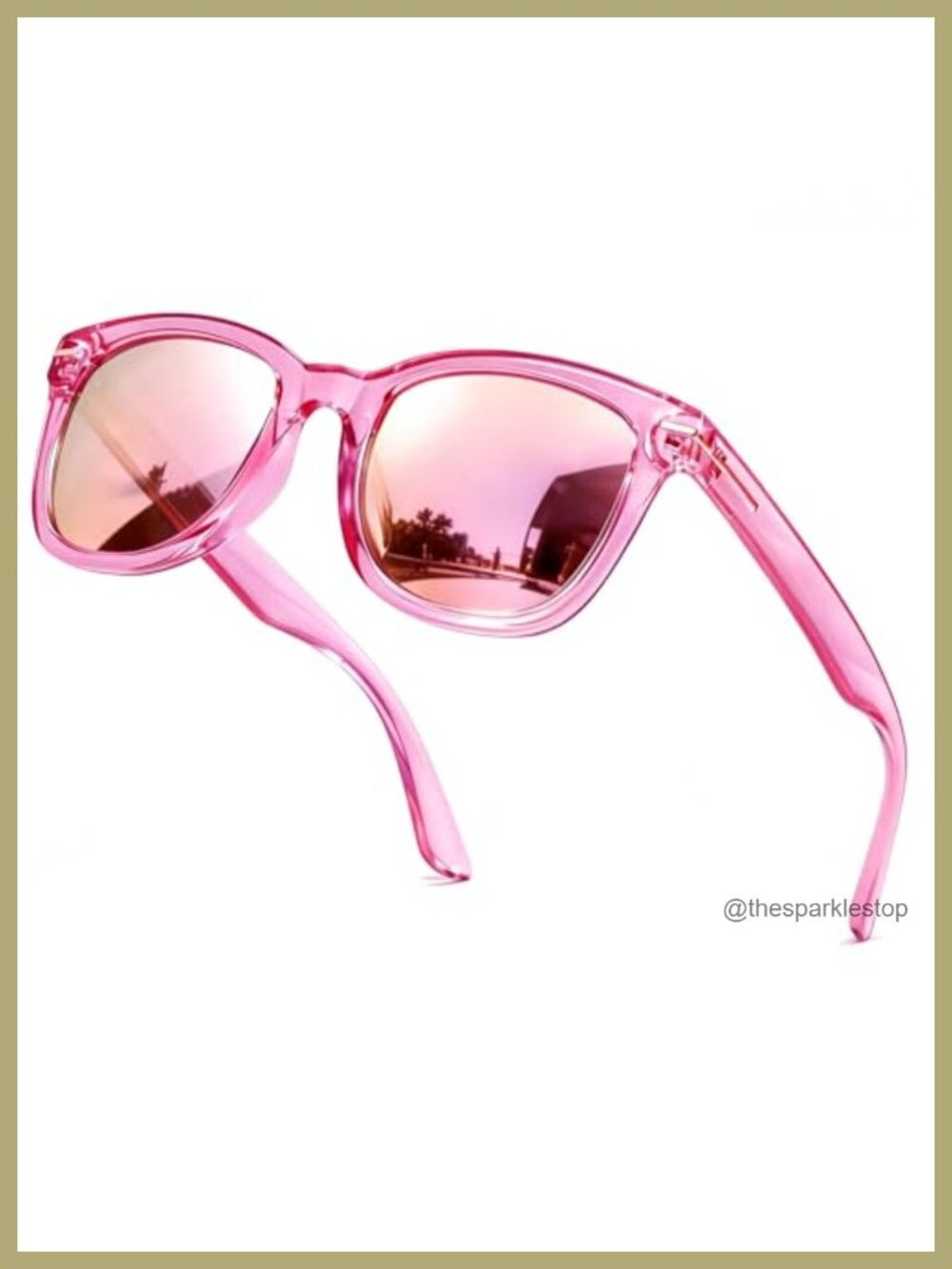 Oversized Square Polarized Sunglasses UV400 Protection for Women